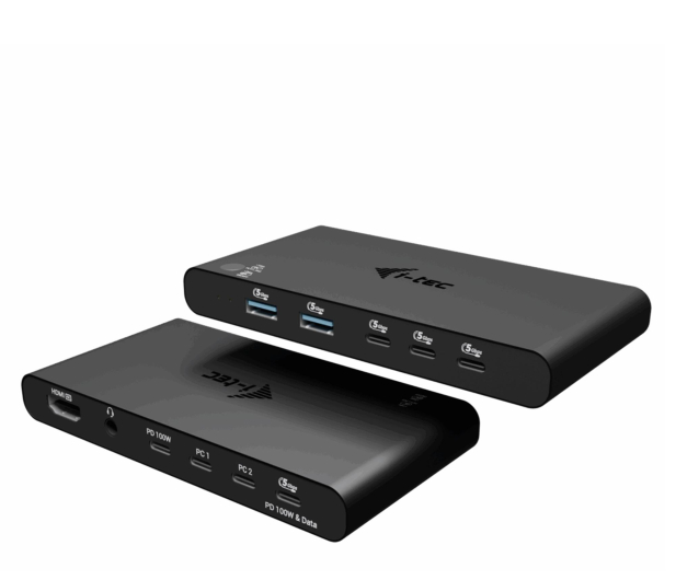i-tec KVM Docking Station HDMI 2xPD 100W - 1483969 - zdjęcie